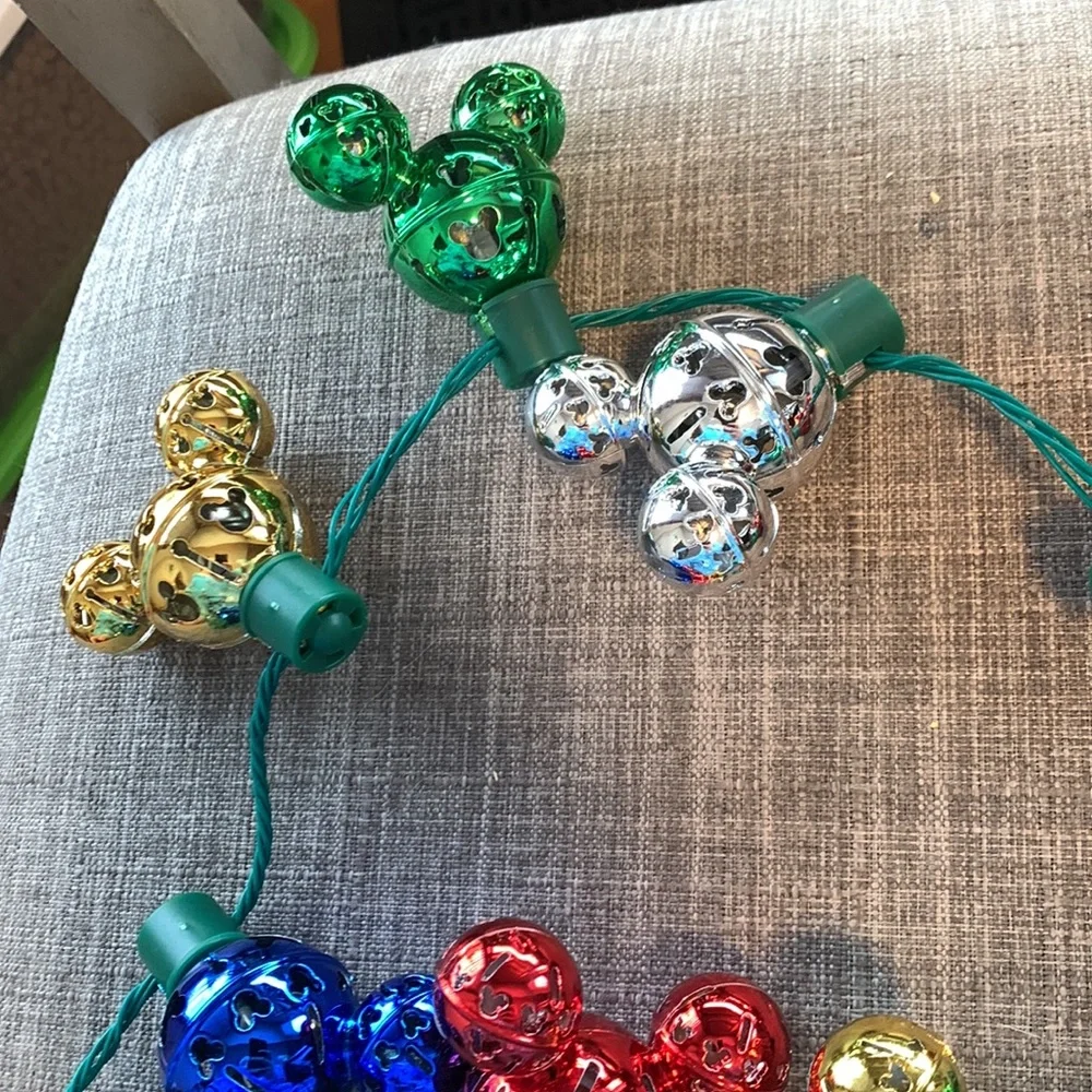 Disney Parks Mickey Mouse Jingle Bell Light Up necklace - Picture 5 of 5